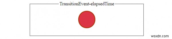 HTML DOM ট্রানজিশন ইভেন্ট অতিবাহিত সময়ের সম্পত্তি 