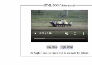 HTML DOM ভিডিও নিঃশব্দ সম্পত্তি 