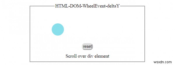 HTML DOM WheelEvent deltaY প্রপার্টি 