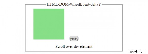 HTML DOM WheelEvent deltaY প্রপার্টি 
