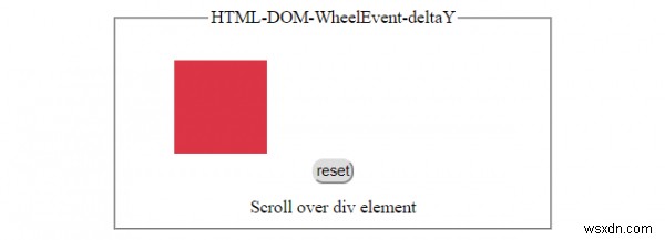 HTML DOM WheelEvent deltaY প্রপার্টি 