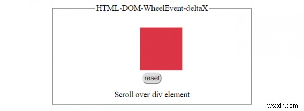 HTML DOM WheelEvent deltaX প্রপার্টি 