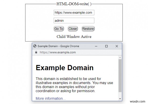 HTML DOM লিখতে() পদ্ধতি 