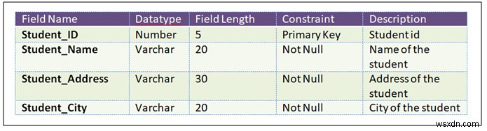 DBMS-এ ডেটা অভিধান 