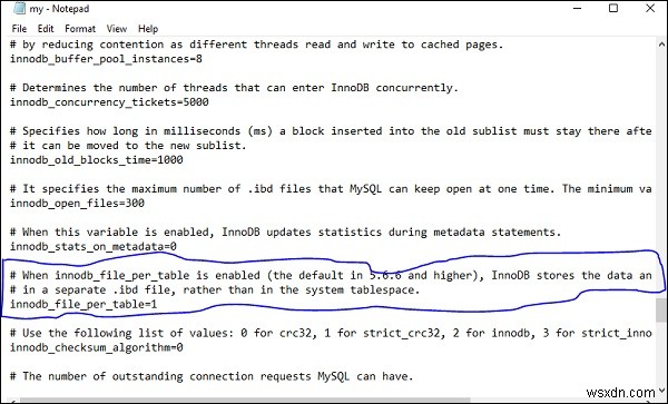 কিভাবে MySQL এ ibdata1 ফাইল সঙ্কুচিত/ পরিস্কার করবেন? 