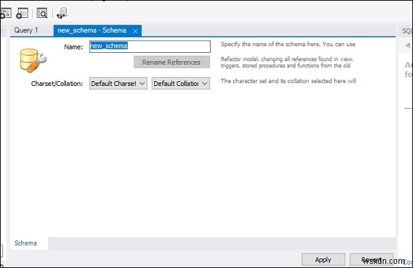 MySQL Workbench দিয়ে একটি নতুন ডাটাবেস তৈরি করবেন? 