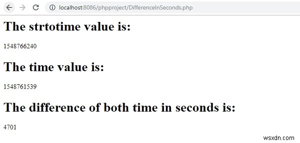 ডেটটাইমকে সেকেন্ডে রূপান্তর করতে PHP-তে MySQL TIME_TO_SEC() পদ্ধতির সমতুল্য কী? 