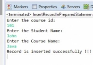 জাভাতে PreparedStatement ব্যবহার করে একটি MySQL টেবিলে রেকর্ড ঢোকানো হচ্ছে? 