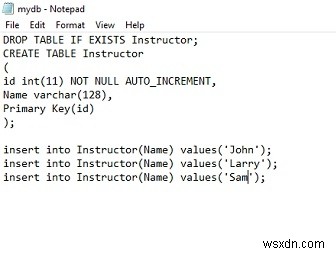 টার্মিনাল থেকে MySQL ডাটাবেসে SQL ফাইল চালান? 