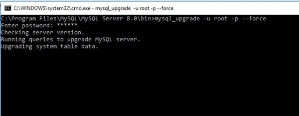 কিভাবে কমান্ড লাইন থেকে MySQL সার্ভার আপগ্রেড করবেন? 