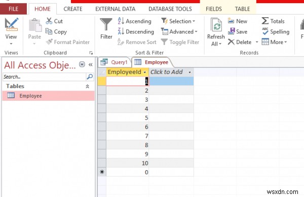 কিভাবে একটি অ্যাক্সেস ডাটাবেসের সাথে LIMIT MySQL ধারা অনুকরণ করবেন? 