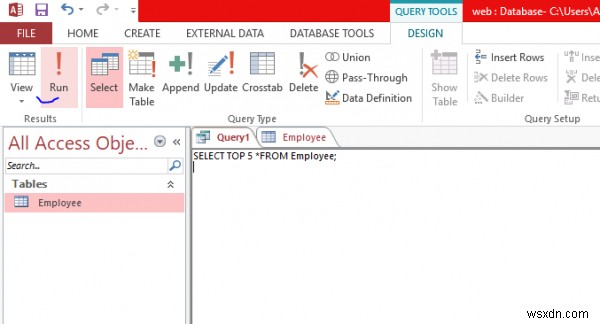 কিভাবে একটি অ্যাক্সেস ডাটাবেসের সাথে LIMIT MySQL ধারা অনুকরণ করবেন? 