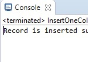 কিভাবে জাভা দিয়ে একটি MySQL টেবিলে শুধুমাত্র একটি একক কলাম সন্নিবেশ করা যায়? 