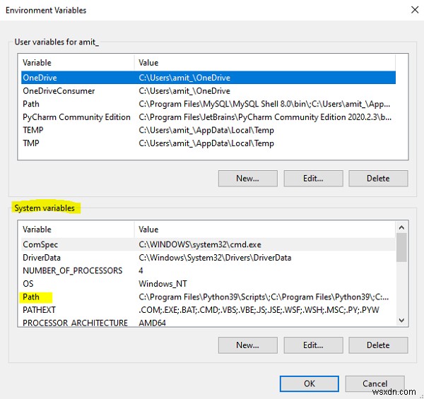 উইন্ডোজ পাথে MySQL যোগ করা হচ্ছে 