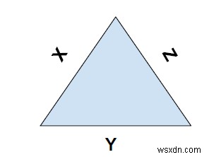 C++ এ একটি ত্রিভুজের পরিধি খুঁজুন 