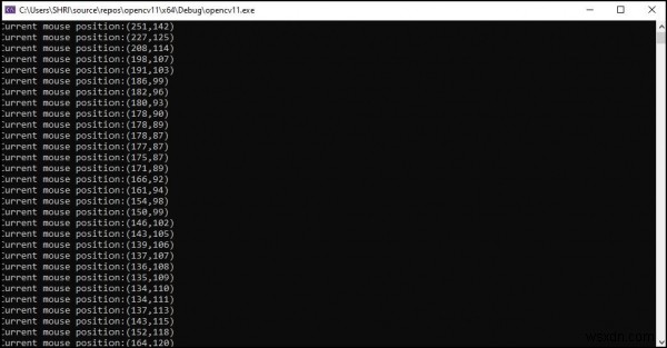 কিভাবে C++ এ OpenCV ব্যবহার করে মাউস ইভেন্টের সাথে কাজ করবেন? 