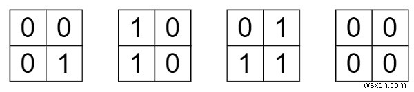 C++ এ বাইনারি ম্যাট্রিক্সকে জিরো ম্যাট্রিক্সে রূপান্তর করতে ফ্লিপের ন্যূনতম সংখ্যা 