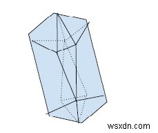 C++ এ Icosahedron এর ক্ষেত্রফল এবং আয়তন খুঁজে বের করার প্রোগ্রাম 