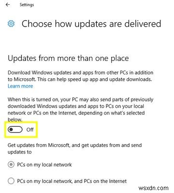 4টি উপায় Windows 10 আপনার ইন্টারনেট ব্যান্ডউইথ নষ্ট করছে 