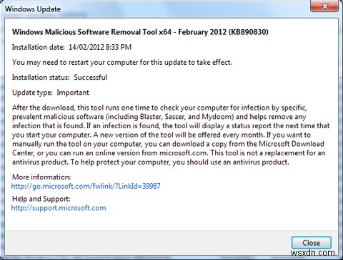 মাইক্রোসফ্ট ম্যালওয়্যার রিমুভাল টুল - এটি কতটা ভাল কাজ করে? 