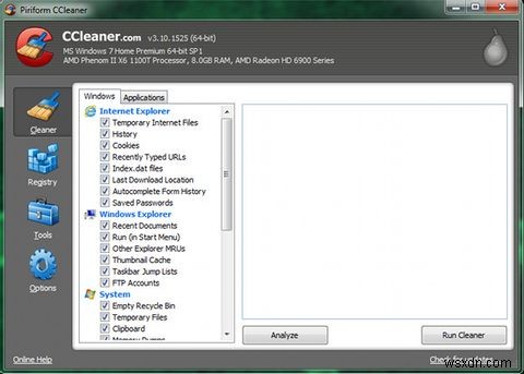 CCleaner এর সাথে সর্বোত্তমভাবে চালানোর জন্য আপনার সিস্টেমকে অপ্টিমাইজ করুন 