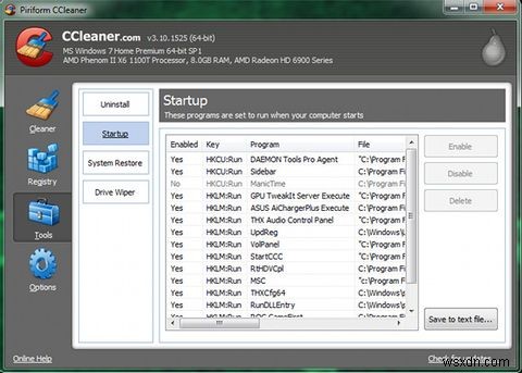 CCleaner এর সাথে সর্বোত্তমভাবে চালানোর জন্য আপনার সিস্টেমকে অপ্টিমাইজ করুন 