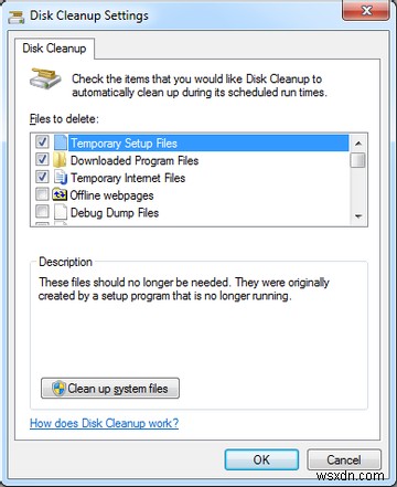 কীভাবে স্বয়ংক্রিয়ভাবে উইন্ডোজ 7 অপ্রচলিত ফাইলগুলি পরিষ্কার রাখবেন 
