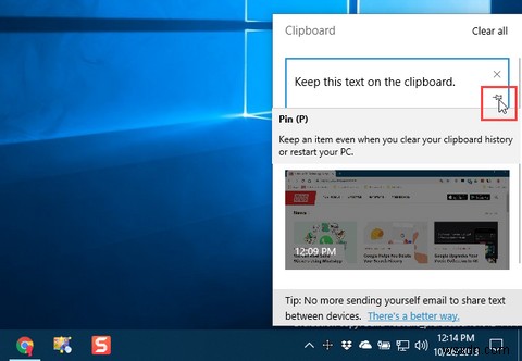 নতুন Windows 10 ক্লিপবোর্ড:কপি পেস্ট করার জন্য আপনার যা কিছু দরকার 