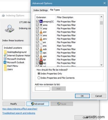 উইন্ডোজ 10 অনুসন্ধান থেকে ফাইলের প্রকারগুলি কীভাবে বাদ দেওয়া যায় 