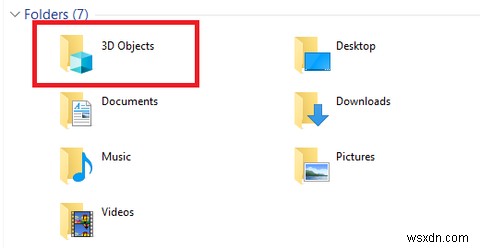 উইন্ডোজ 10-এ 3D অবজেক্ট:এটি কী এবং কীভাবে এটি সরানো যায় 