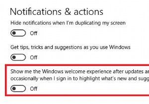 উইন্ডোজ 10 এ উইন্ডোজ ওয়েলকাম এক্সপেরিয়েন্স পৃষ্ঠাটি কীভাবে অক্ষম করবেন 