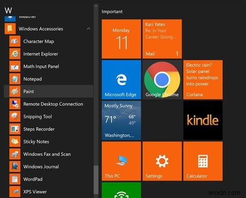 Windows 10-এর আনুষাঙ্গিক ফোল্ডারটি একটি দরকারী লুকানো রত্ন 