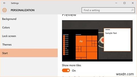 Windows 10s স্টার্ট মেনুতে আরেকটি কলাম যোগ করার দ্রুত উপায় 