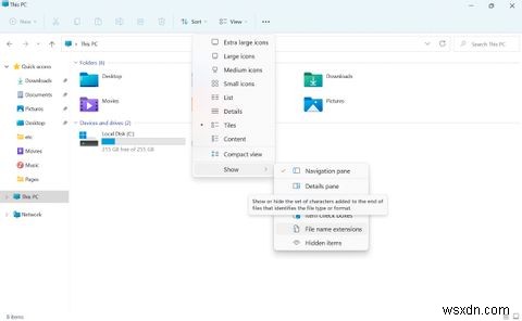 উইন্ডোজ 11-এ ফাইল এক্সটেনশনগুলি কীভাবে দেখবেন 