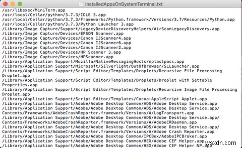 আপনার ম্যাকে ইনস্টল করা অ্যাপগুলির একটি তালিকা তৈরি করার 4টি উপায় 