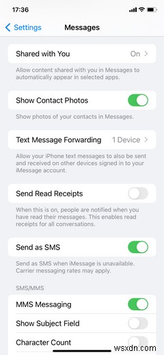 কিভাবে iMessage এ পড়ার রসিদ শেয়ার করা বন্ধ করবেন 