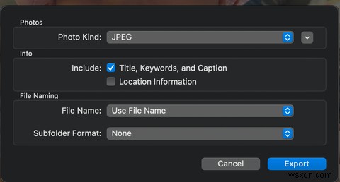 একটি ম্যাকে একটি ভিন্ন ফাইল ফর্ম্যাট হিসাবে ফটোগুলি কীভাবে রপ্তানি করবেন 
