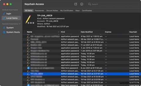 কীভাবে একটি ম্যাকের কীচেন অ্যাক্সেসে পাসওয়ার্ডগুলি সন্ধান এবং সম্পাদনা করবেন 