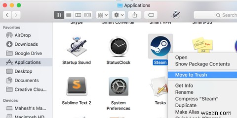 কীভাবে একটি ম্যাকে স্টিম আনইনস্টল করবেন 