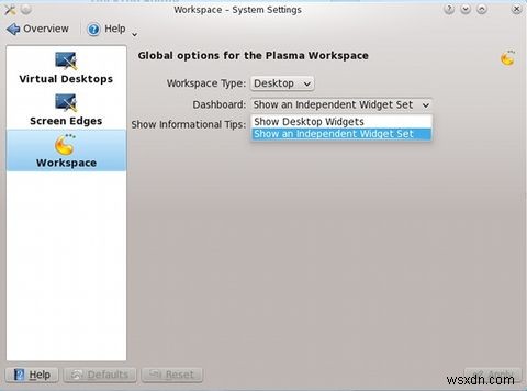 KDEs ডেস্কটপ বৈশিষ্ট্যগুলি ব্যবহার করুন:কার্যকলাপ, উইজেট এবং ড্যাশবোর্ড [Linux]