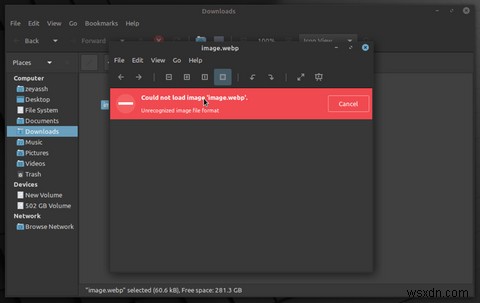 উবুন্টু এবং লিনাক্স মিন্টে কীভাবে ওয়েবপি চিত্রগুলি দেখতে হয় 