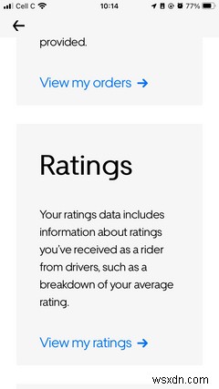 আপনি এখন আপনার উবার রেটিংগুলির একটি বিস্তারিত ব্রেকডাউন দেখতে পারেন