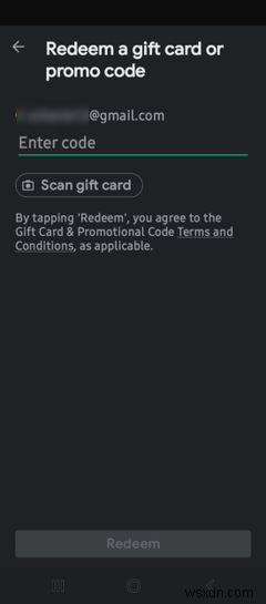 কিভাবে Google Play প্রচার কোড এবং উপহার কার্ড রিডিম করবেন 