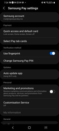 কীভাবে স্থায়ীভাবে Samsung Pay নিষ্ক্রিয় করবেন