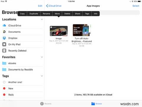 আইফোন এবং আইপ্যাডে iOS 11s নতুন ফাইল অ্যাপ কীভাবে ব্যবহার করবেন 