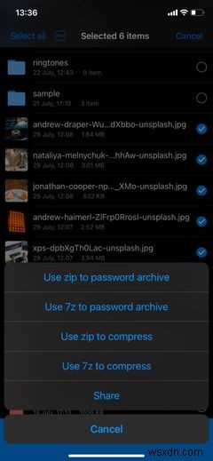 আইফোন এবং আইপ্যাডে জিপ ফাইল তৈরির জন্য 8টি সেরা অ্যাপ 
