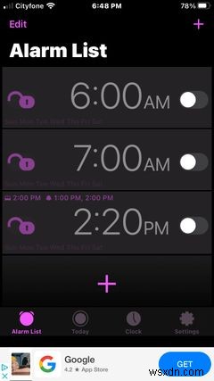 7টি সেরা বিকল্প আইফোন অ্যালার্ম ক্লক অ্যাপ 