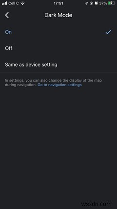 আইফোনে Google মানচিত্রের জন্য কীভাবে ডার্ক মোড সক্ষম করবেন