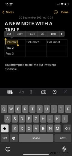 কীভাবে অ্যাপল নোটে সারণী তৈরি এবং ফর্ম্যাট করবেন একটি প্রোর মতো