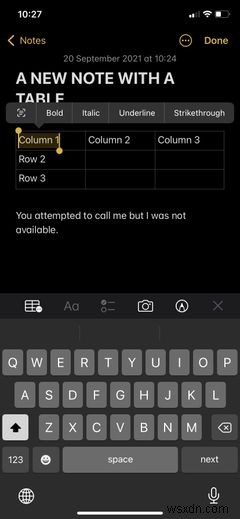 কীভাবে অ্যাপল নোটে সারণী তৈরি এবং ফর্ম্যাট করবেন একটি প্রোর মতো